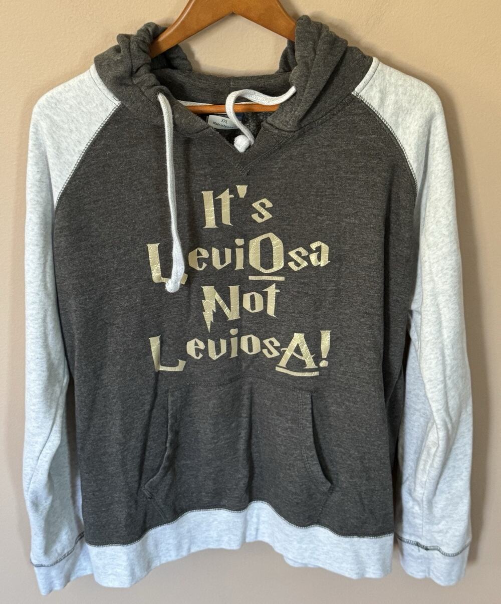 IT'S LEVIOSA NOT LEVIOSA HARRY POTTER MAGIC SWEATSHIRT Hermione XXL